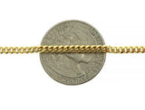 14K Gold Micro Miami Cuban Link Bracelet 2.6mm