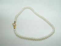 Freshwater pearl bracelet 4mm