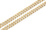 10K Solid Diamond Gold Cuban Chain 6mm 3.65ctw