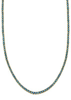 14k Blue Diamond OG tennis Chain