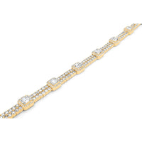 14k Hybrid Diamond Tennis Bracelet 13.5ctw