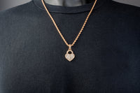14k Rose Gold Heart Diamond Pendant 1.35ctw