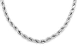 14K Micro Solid Rope Chain 3mm