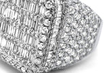 White Gold Baguette Diamond Ring 5.68ctw