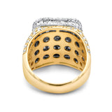 14k Two-Tone Yellow & White Gold Baguette Diamond Ring 5.68ctw