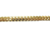 14k Miami Cuban Link Bracelet 9mm