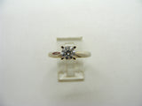 18k white gold Solitaire 4 Prong Engagement Ring 1/2 carat