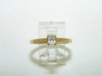 18k Yellow Gold Women's Diamond Engagement Ring