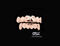925 silver Grillz Plain Solid 12 Pack